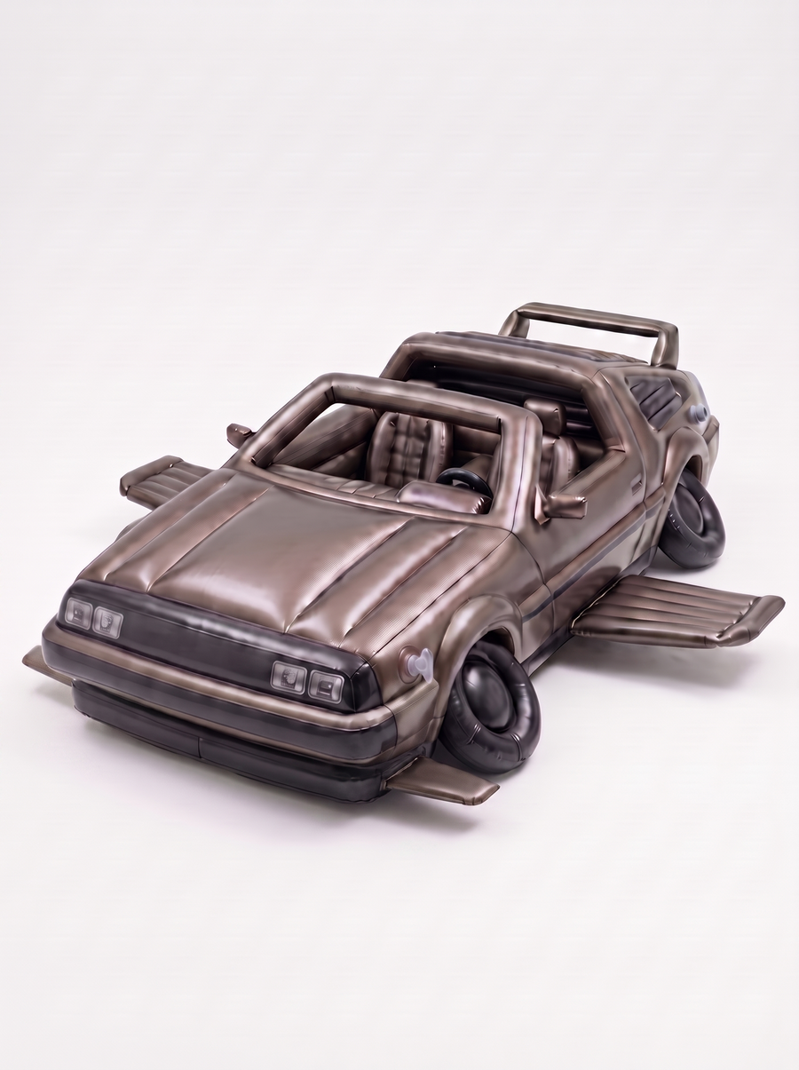 Deluxo inflatable pool float in bronze