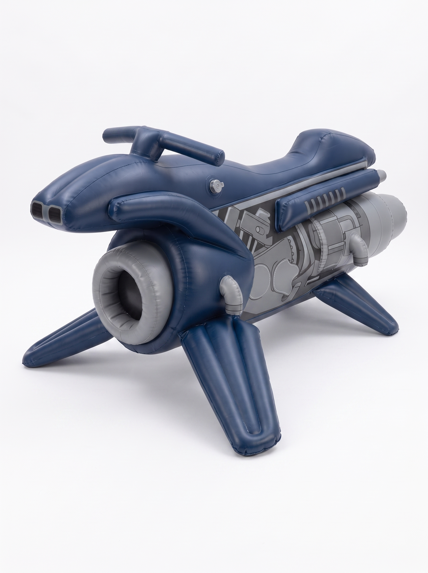 Oppressor MK2 inflatable pool float in navy blue