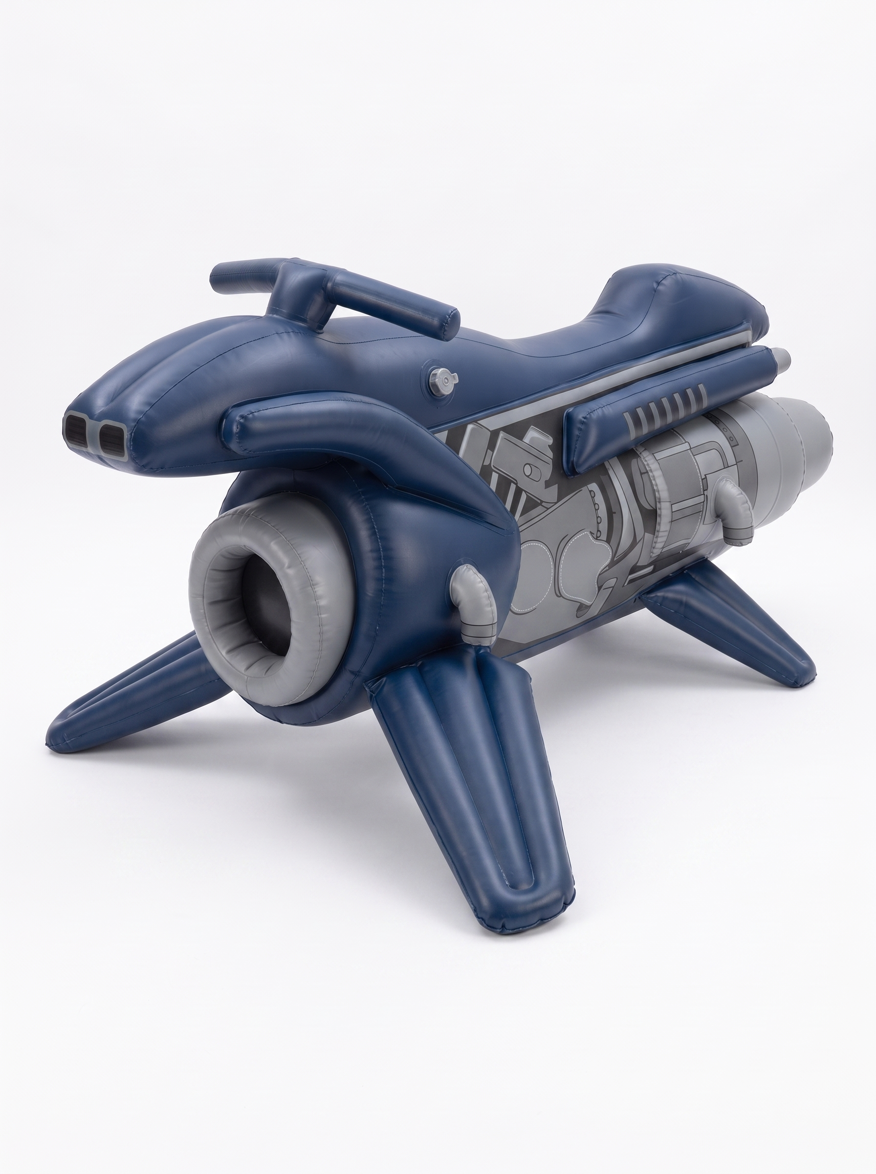 Oppressor MK2 inflatable pool float in navy blue